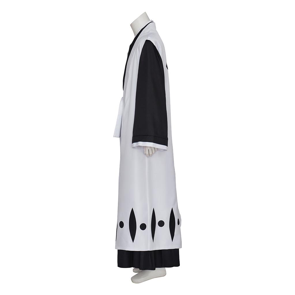 Anime Hitsugaya Toushirou Cosplay Fighting Kimono Outfit Men's Halloween Death Divisi 10th Captain Toushirou Hitsugaya Suit