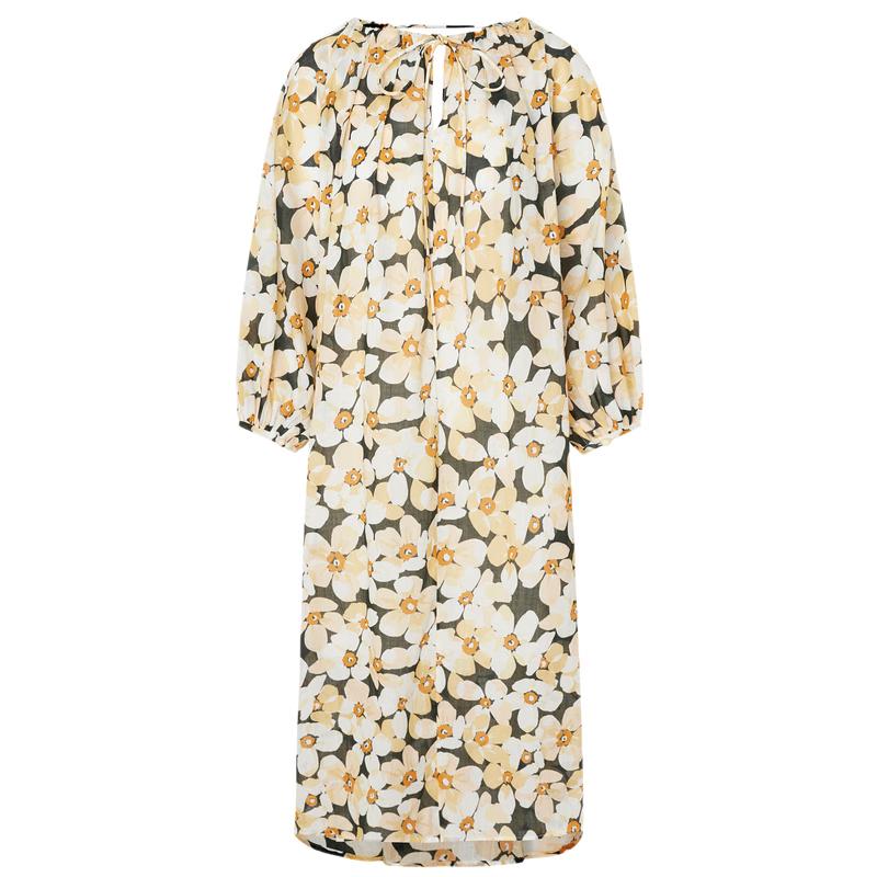 

Edition Women s Cotton Linen Floral Maxi Dress with Camisole S 160