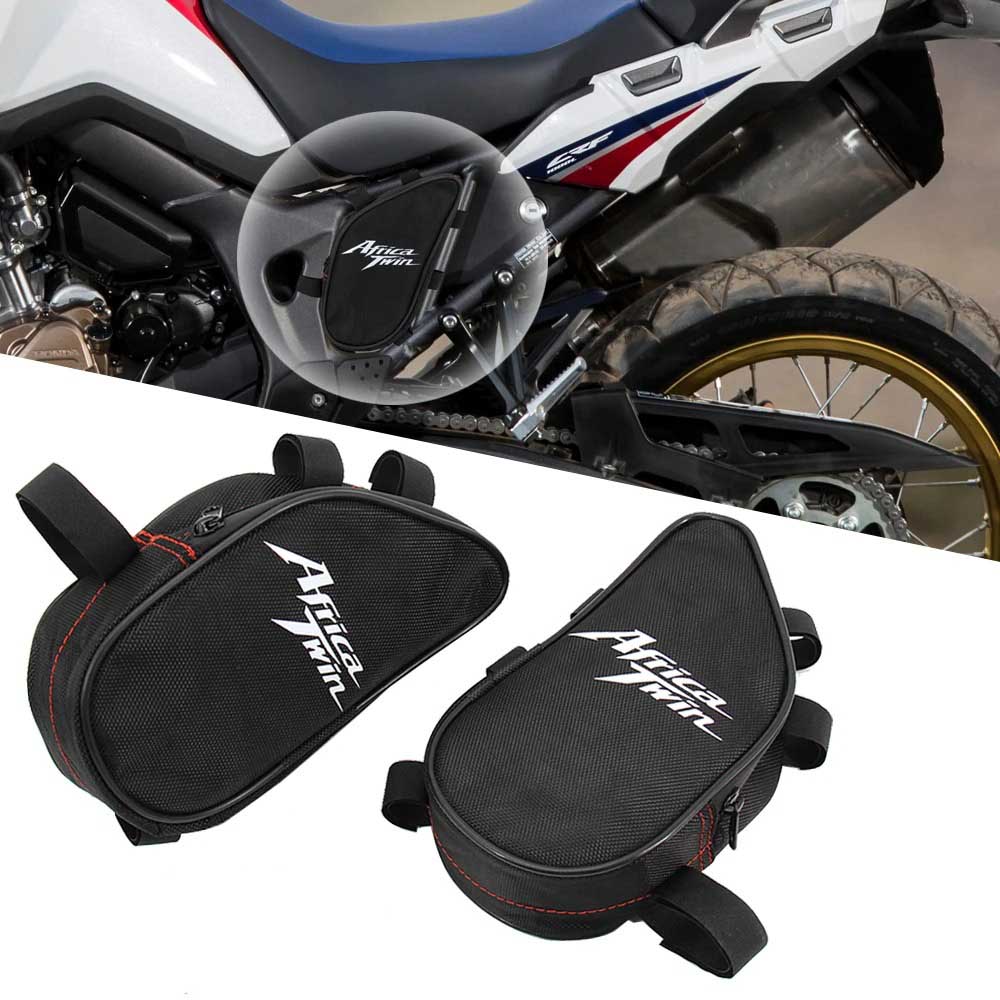 

Motorcycle For Honda CRF1000L Africa Twin 2015 2016 2017 CRF 1000 L Repair Tool Placement Bag Frame Package Toolbox Waterproof чорний