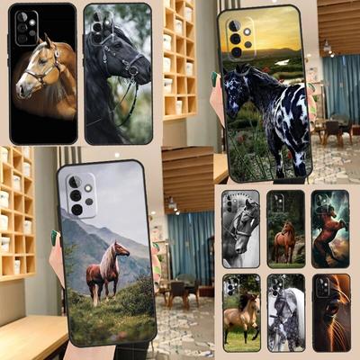 Horse Phone Case For iPhone Samsung Galaxy Redmi Xiaomi Oppo OnePlus Note S A 7 8 9 10 11 12 13 14 20 21 22 23 53 54 Pro Max Plus Ultra TPU Soft