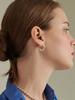 Picoment #006 Iconic Lover Text Heart Ring Earring