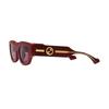 Chinese New Year Collection Interlocking Double G Detail Irregular Sunglasses Women Sunglasses Red GG1558SK-005