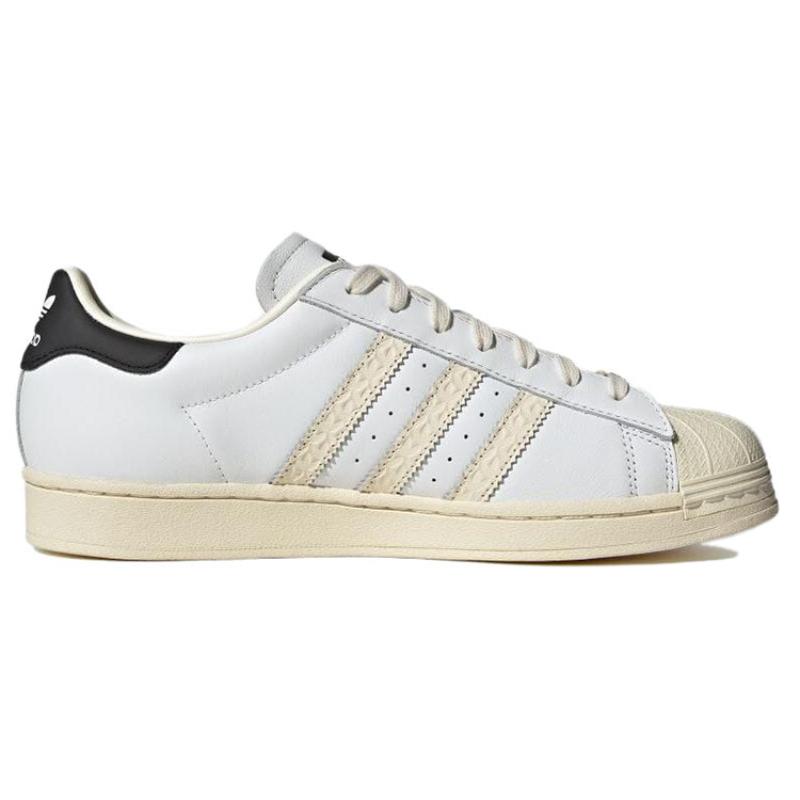 Adidas Superstar 'Debossed Stripes Wonder White Black' Sneakers ID4675