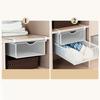 Cabinet Organizer for under Desk, Layer Pullout Drawer Basket Bedroom