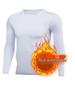 Men's Quick-Dry Basketball Compression Set - Fleece-Lined Long Sleeve Fitness Base Layer
