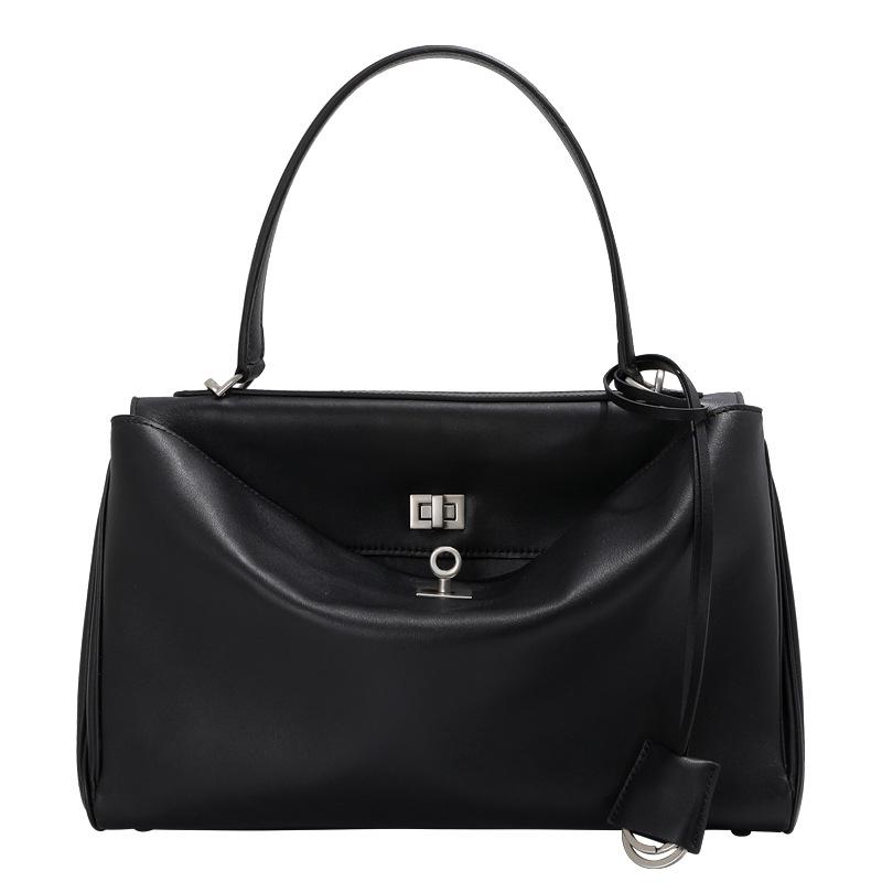 Custom Handmade Genuine Leather Womens Bag High-End Soft Cowhide Top Layer Leather Bag Single Strap Large Capacity Handbag
