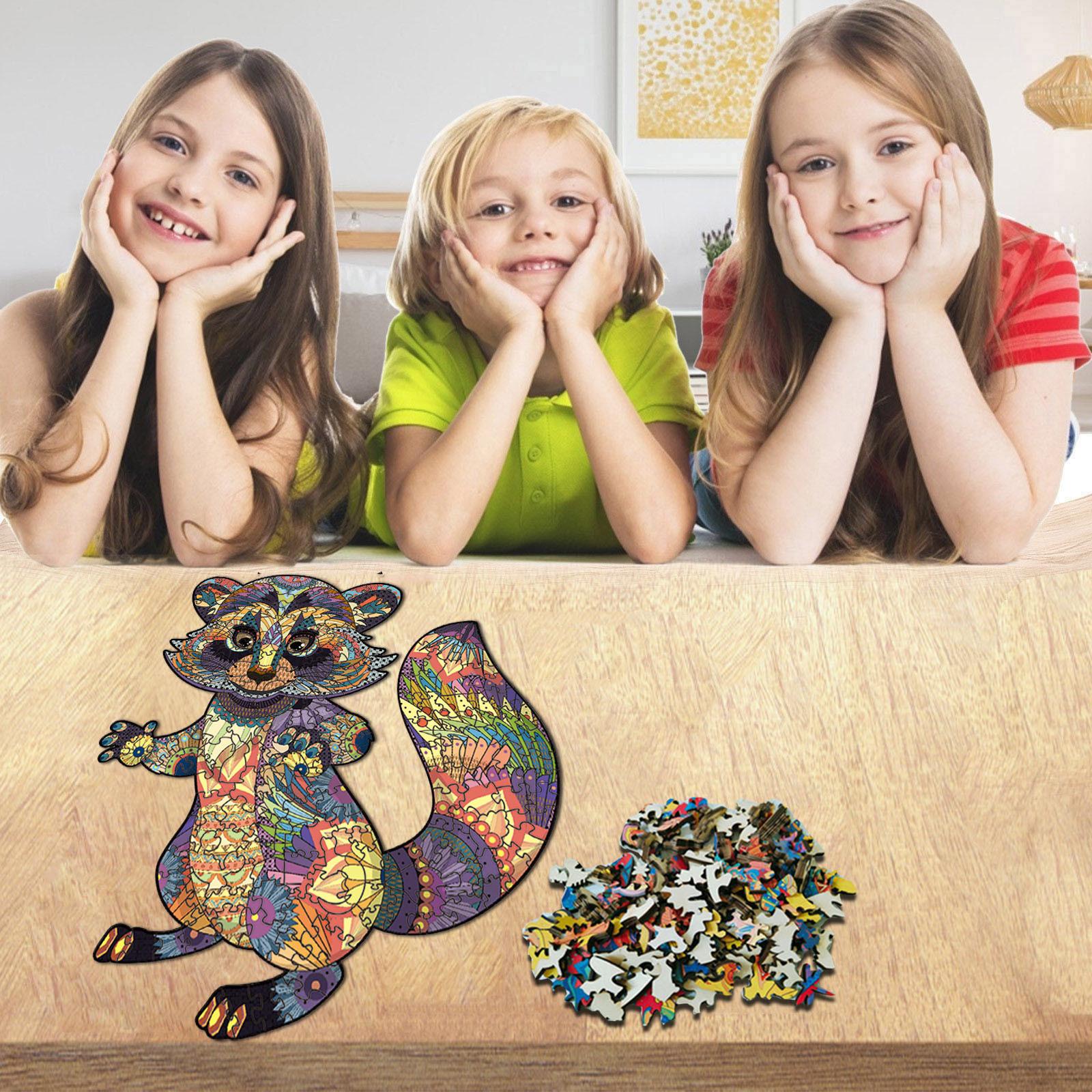 

Wooden Puzzle Unique Shape Pieces Gift For Adults And Kids 200 Pieces