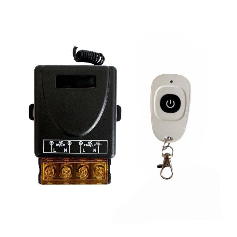 High Power 220V Wireless Remote Control Switch for Water Pumps, Irrigation, Fans, Smoke Extractors, and Sprayers.