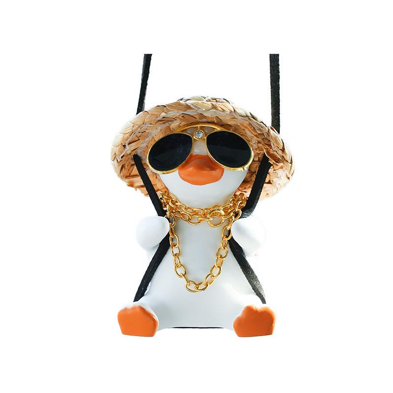 Car Pendant Swing Duck Car Rearview Mirror Pendant Car Pendant Car Pendant