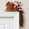 Wooden Door Topper Double-sided Printing Door Frame Decoration Animal Door Corner Decor  Bar