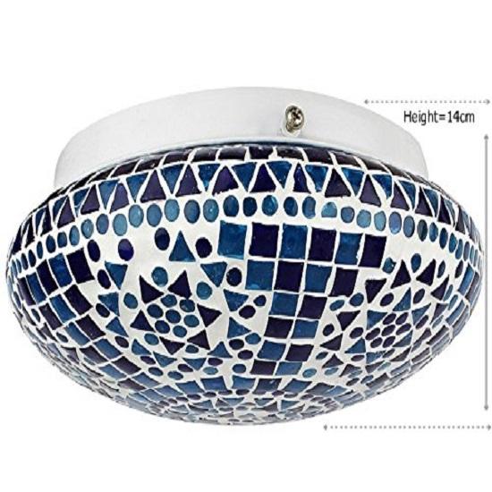 Plafonnier, blanc, circulaire(AC, verre)