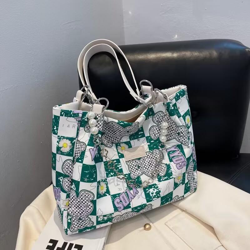 

Commuter large-capacity extra-large bag women s new high-end versatile shoulder bag student class canvas bag