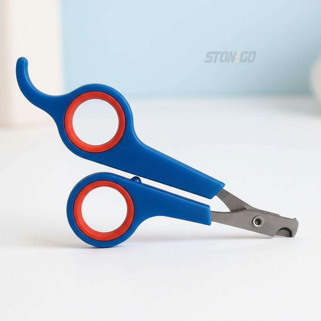 

Pet Nail Clipper Cutter Stainless Steel Grooming Scissors Clippers for Dog Cat Paws Trimmer Supplies синій