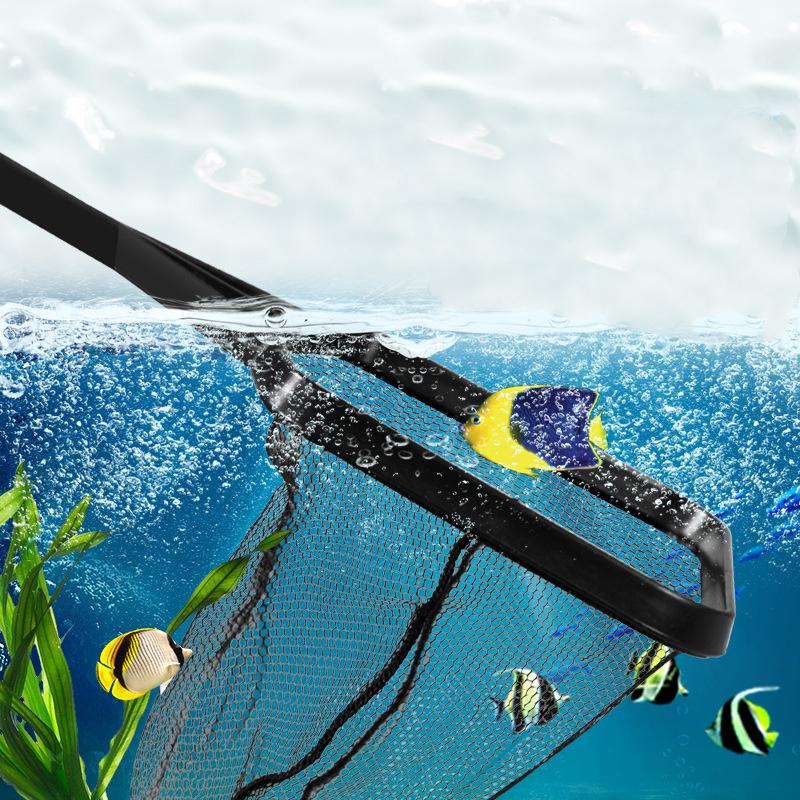 Fish Fishing Plastic Telescopic Net Copy Fishing Net Large Tank Ornamental Long Rod Net