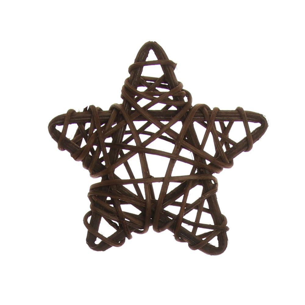 Xmas Tree Wedding Party ArtifIcial Rattan Star Pentagram Shape Sepak Takraw Christmas Gift