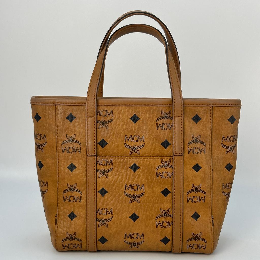 [Pre-Owned] Toni Classic Monogram Print Tote Crossbody Shopping Bag - Good #NC2OR2