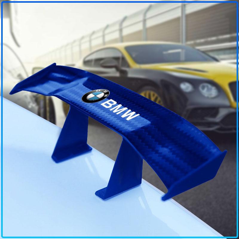 Car Rear Spoiler Mini Spoiler Wing Small Tail Emblem Sticker Decoration For BMW M Performance 1 3 5 7 Series M3 M4 M5 M6 X1 X3 X5 X6 X7 E30 E34 E36 E4