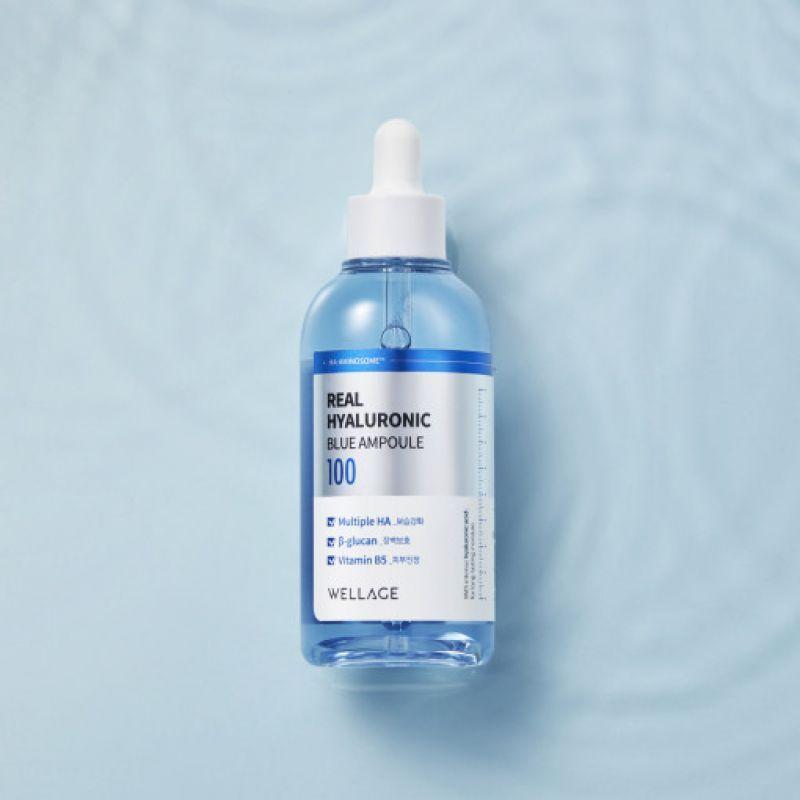 

Wellage Real Hyaluronic Blue Ampoule 100ml - ампула с гиалуроновой кислотой