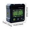 Digital Level Angle Gauge Laser Protractor Inclinometer Level Angle Finder Angle Cube Level Box With Backlight Construction tool