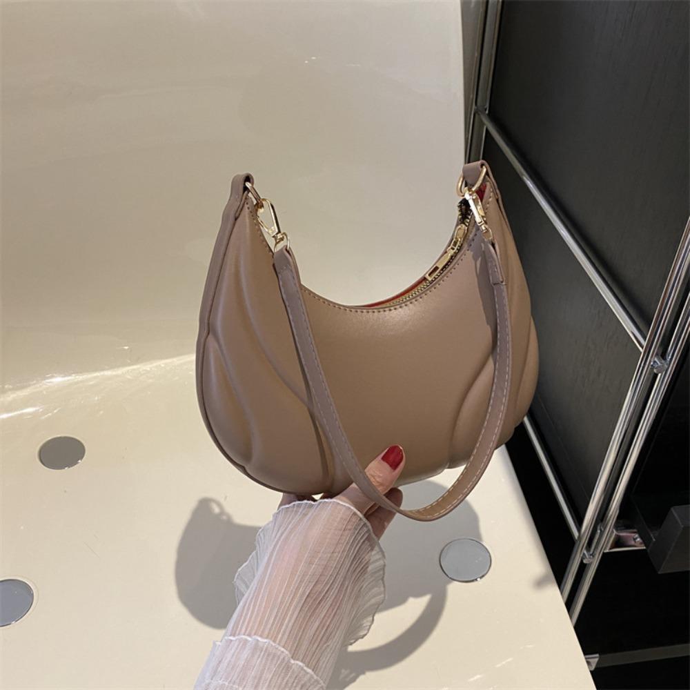 

Сумка-хобо из искусственной кожи в корейском стиле, большой вместимости, квадратная сумка-тоут, простая наплечная сумка, для путешествий