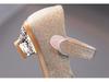2023 Princess Crystal High Heels with Bow - Formal Leather Shoes for Girls' Runway and Performance