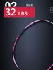21-30 LBS Badminton Racket Carbon Fiber Man Woman Adult High Elasticity Durable Major Attack Racket Defense Competition Level