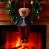 Bear Couple Ornament with Soft Plush Materials Gift for Bag Decoration Fashionable Animal Pendant Accessory