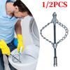 Flex-Shaft Sewer Descaling Chain Multi-Purpose Pipe Maintenance Tool Spring Oil Plugging Pipe Dredger for Kitchen Bathroom