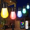 15M Smart LED String Lights App Control Fairy Light Outdoor Christmas Garland Festoon Lamp Garden Party Decor