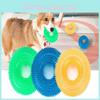Vibrant Color Options! Sound-producing Toy Ball For Pets Tpr Material Cleans Teeth Available In Blue Orange Black Green Purple And Sky Blue