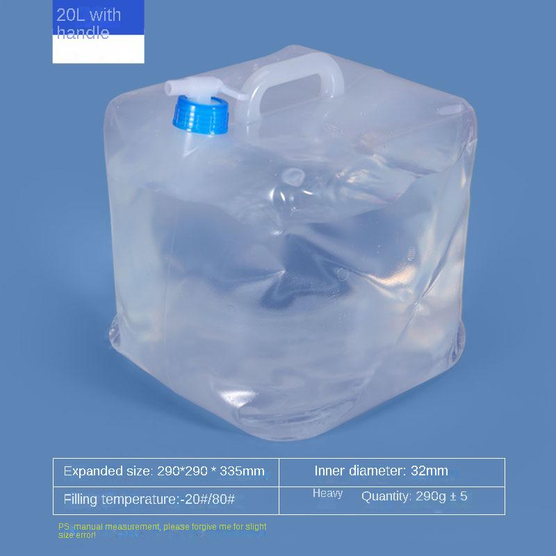 10L/20L Outdoor Camping Water Tank Foldable Water Container Reusable Water Can Portable Folding Travel Picnic BBQ Water Bucket