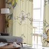 Pszczoła Kwiat Liść Bohemski Wiatr Okno Tiulowe Zasłony do Salonu Sypialni Hotel Luksusowa Dekoracja Przezroczyste Zasłony
