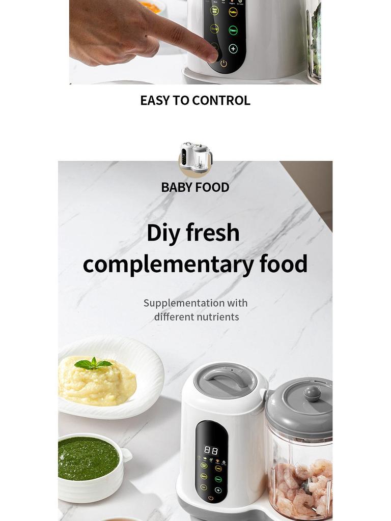 Multifunctional Automatic Baby Food Processor & Steamer
