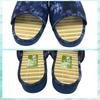 Edoten Shigi Hep Sandals, Bamboo-topped, Made in Japan, Lightweight Sponge Sole, Men's, Size M, 25cm-25.5cm