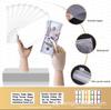 Marble Pattern A6 PU Leather 6-Hole Binder Journal Notebook for Cash Budget