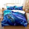 New Game Freedom Planet Bedding Set Duvet Cover Comforter Bed Set Quilt Cover Pillowcase King Queen Twin Size Boys Girls Adult