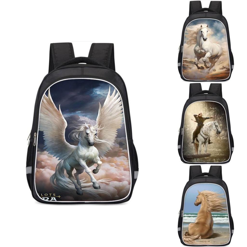 Large Capacity Lightweight Oxford Cloth Kids Backpack For School Unisex