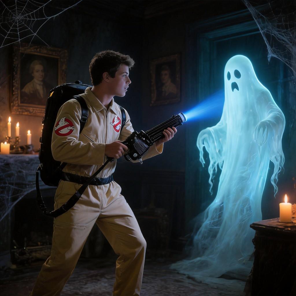 Ghostbusters Uniform Cosplay Mit Tasche Für Cosplay-Events Und Mottopartys