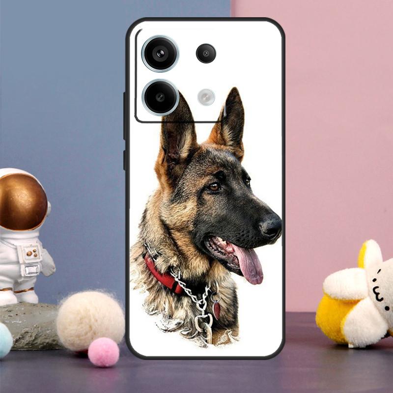 German Shepherd Dog Case For Xiaomi Redmi Note 14 9 10 11 12 13 15 Pro Plus Redmi 15 15C 10C 12C 13C 14C Cover