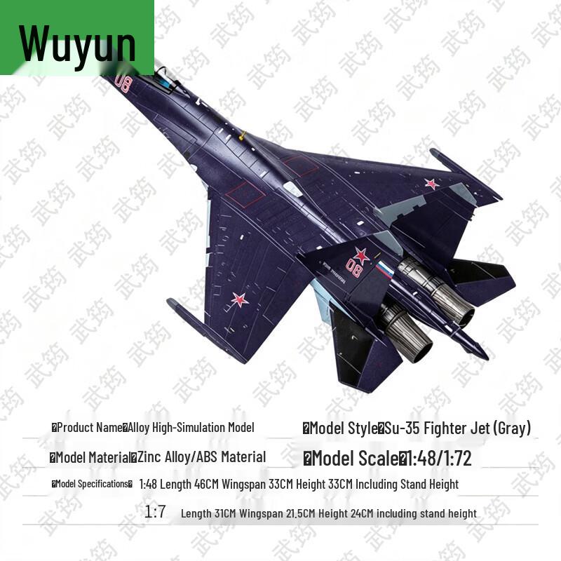 Su-35 Fighter Jet Static Model