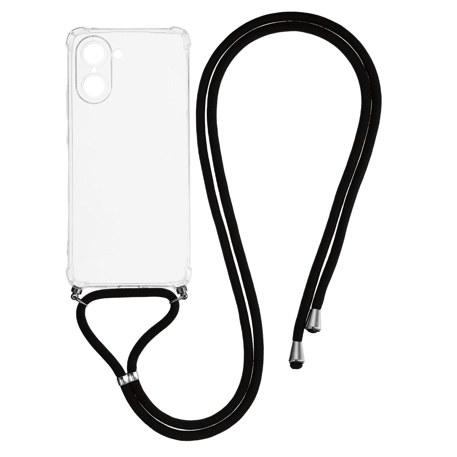 

Чехол для OnePlus Nord CE5 5G/Ace 5 Racing 5G, прозрачный чехол из ТПУ с усиленными углами и шнурком A