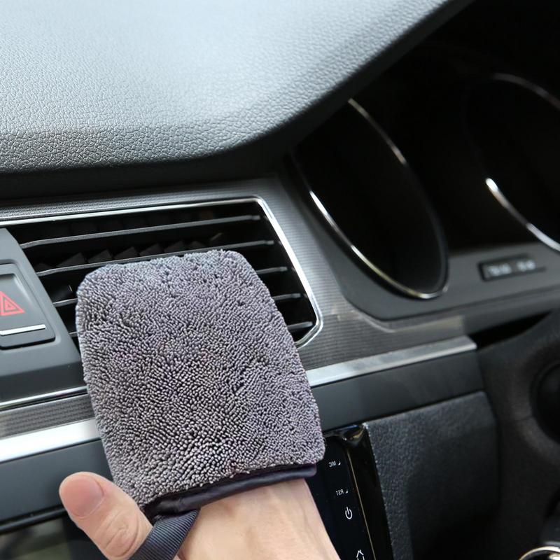 

Car Detailing Gloves Auto Interior Paint Wash Mitt Polyester Detailing Tool For Leather Seat Door Instrument Panel Wheel CZECH REPUBLIC