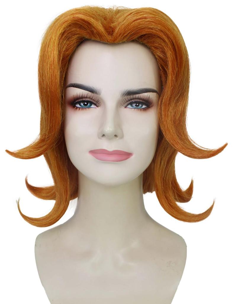 Wigs2you Wig H-5726 Adult Women's Orange Clans Crashing Mobile Game Barbarian Character Wig