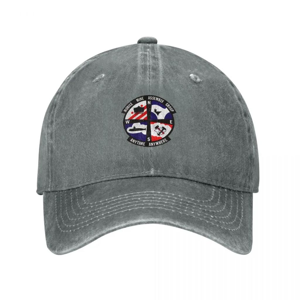 MOBILE MINE ASSEMBLY GROUP MOMAG Baseball Cap Big Size Hat New In Hat F Horse Hat Caps Unisex Womens