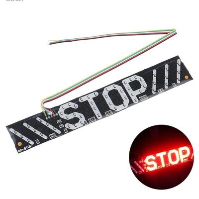 Luz LED para motocicleta, lámpara indicadora de parada, señal de giro de freno, luz trasera de conducción DC12V, accesorios de luz de advertencia Universal