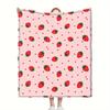 Source Strawberry Flannel Blanket Digital Printing Four Seasons Universal Blanket Air Conditioning Blanket Nap Blanket