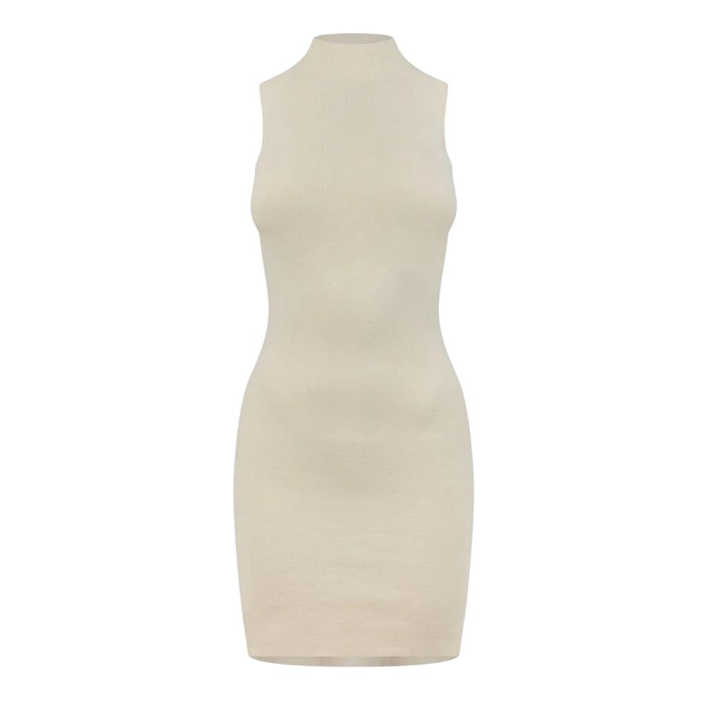 Jack Wills Womens/Ladies Ribbed High Collar Slim Mini Dress