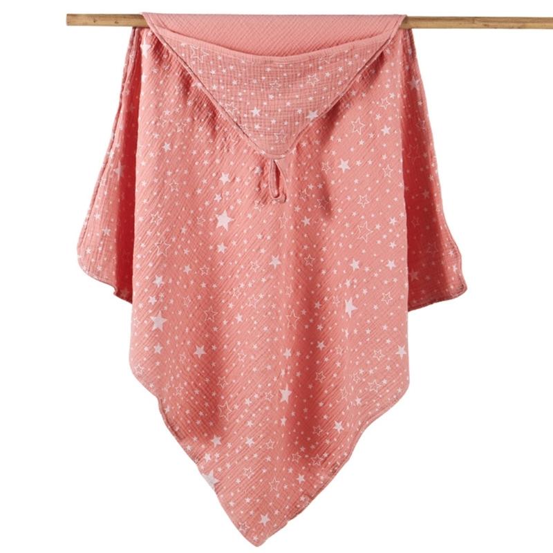 

Baby Hooded Bath Towel Strong Absorption Bathrobe Soft & Breathable Kids Cape Beach Bath Robe Comfortable Cloak