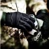 U-NEST Tactical Gloves for Airsoft, Military, Hiking, Cycling, Motorcycles, and Outdoor Activities (Black with Full Fingers, Size M)