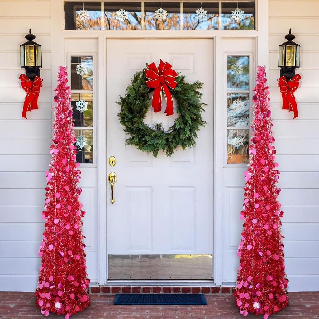 Scalable Foldable Woolen Grass Spiral Christmas Tree